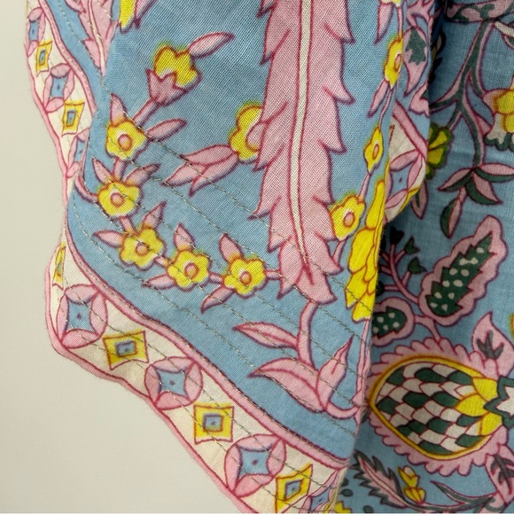 Bell By Alicia Bell Angel Top Blouse Cotton Silk Blue Pink Size S - Picture 5 of 11